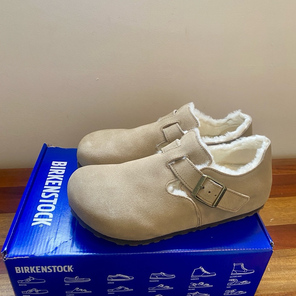 Birkenstock Shearling Size 38 Regular Like New